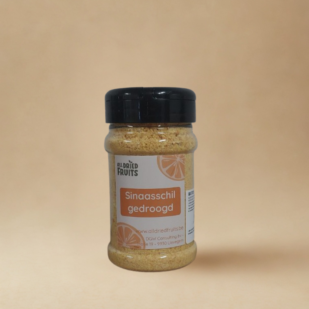 Gedroogde sinaasappelschil