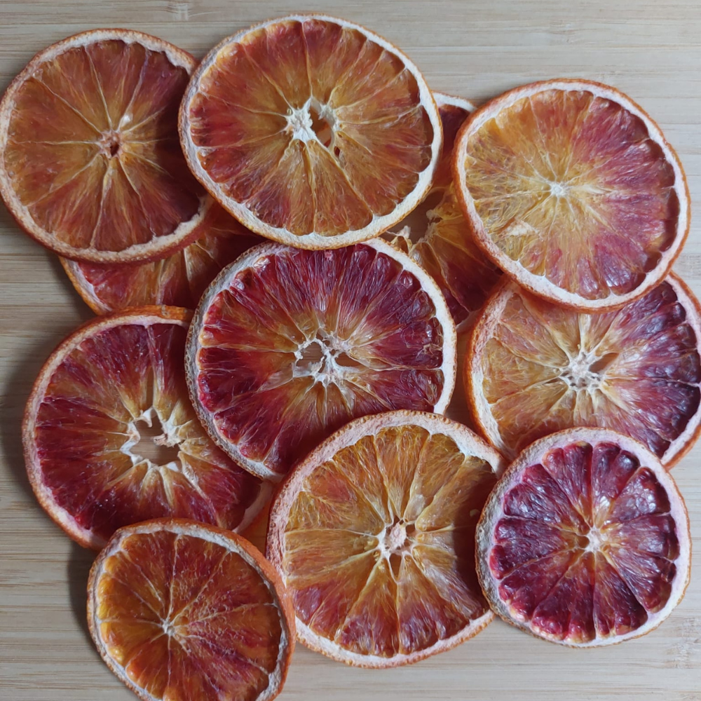 Bloedappelsien schijfjes