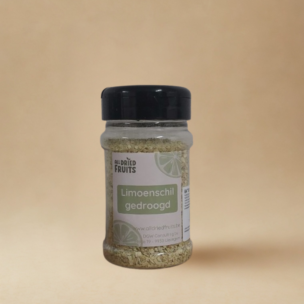 Gedroogde limoenschil