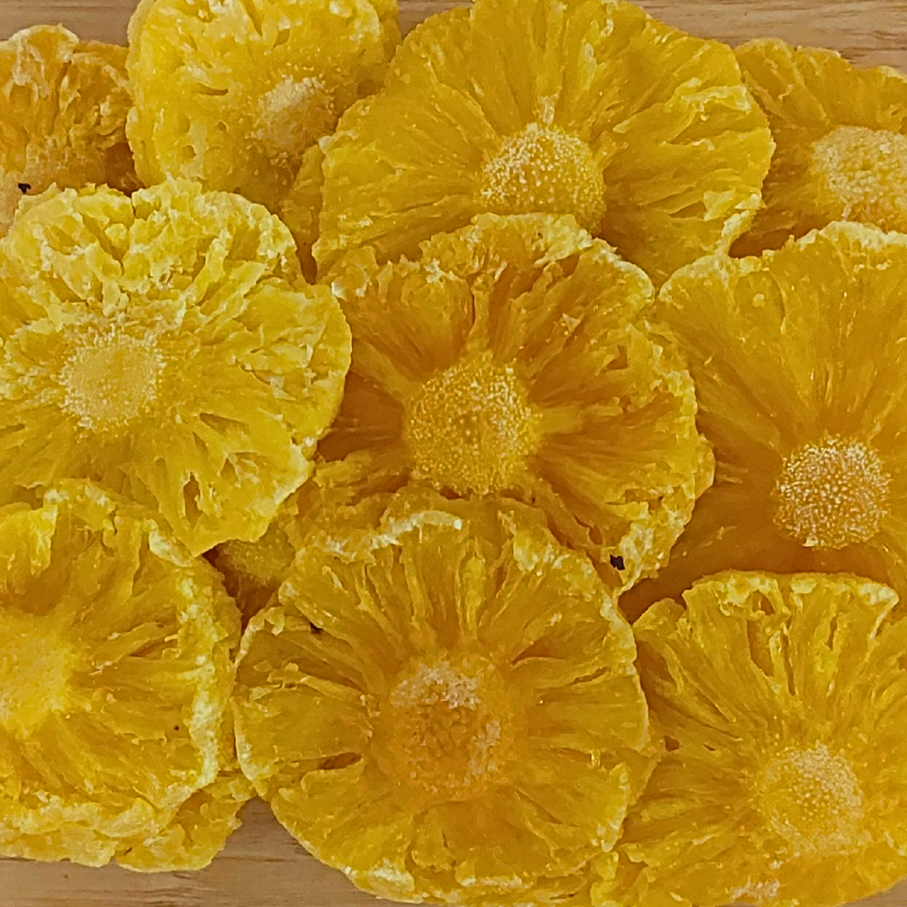 Ananas schijfjes (gesuikerd)